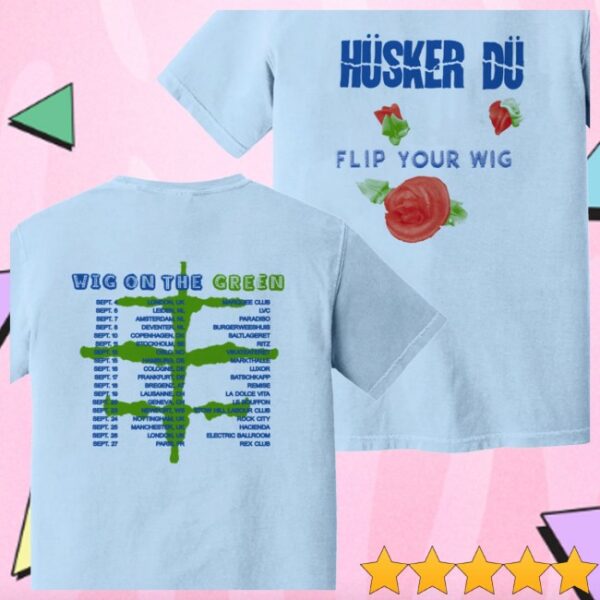 Husker Du Store Merch 1985 European Tour T-Shirt