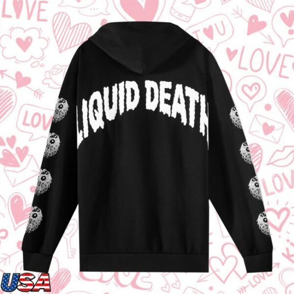 Liquid Death Store Merch Classic Death Hoodie