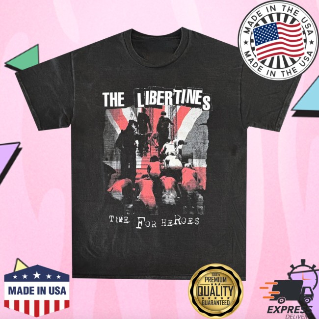 kenny official merchandise store store merch the libertines time for heroes black vintage t shirt