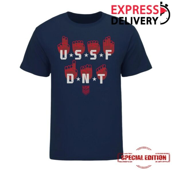Ussoccer Store Merch Unisex U.S Soccer Deaf National Team Navy T-Shirt