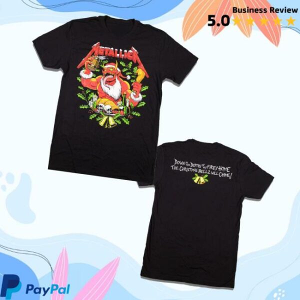 Metallica Store Merch Holiday Bellz Demon T-Shirt