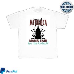 Metallica Store Merch Mama Said White Shirt