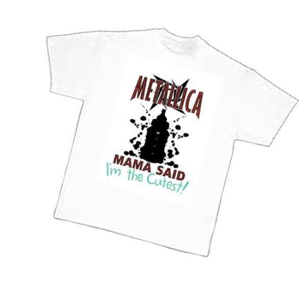 Metallica Store Merch Mama Said White Shirt