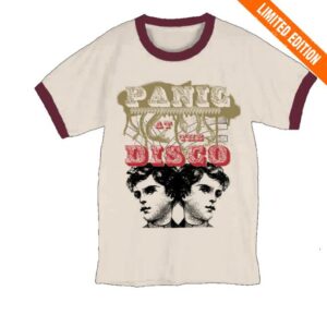 Panicatthedisco Store Merch Faces Ringer Tee
