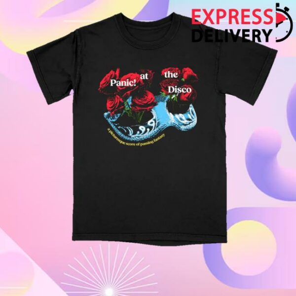 Panicatthedisco Store Merch Rose Mask Tee
