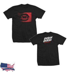 Duran Duran Official Store New Black Halloween Mouth T Shirt
