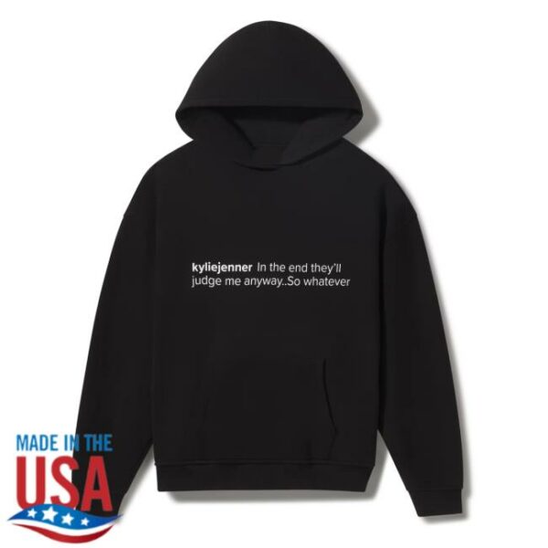 Arthur George Shop Merch Store Kylie Jenner Caption Hoodie
