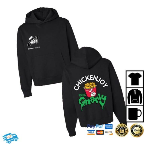 Katseye Jollibee Merch Store Chickenjoy 100% Gnarly Hoodie