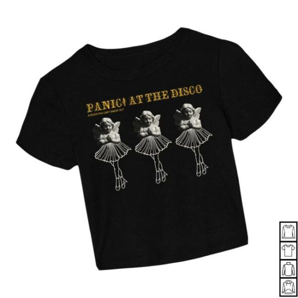 Panic At The Disco Merch Store Angel Ballerina Crop Tee