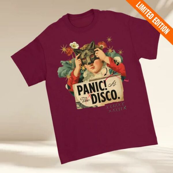 Panic At The Disco Merch Store Mask Tee