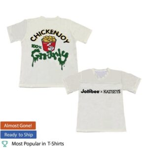 Katseye Jollibee Merch Store Chickenjoy 100% Gnarly Jersey Tee