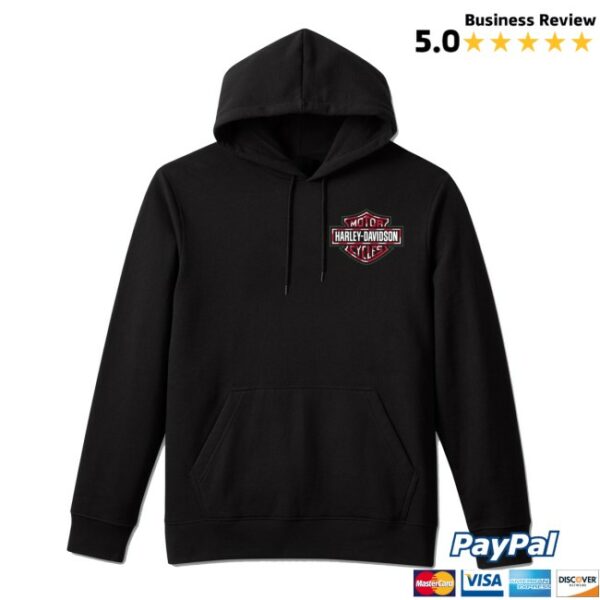 Harley-Davidson Store Merch Rockin’ Santa Pullover Hoodie
