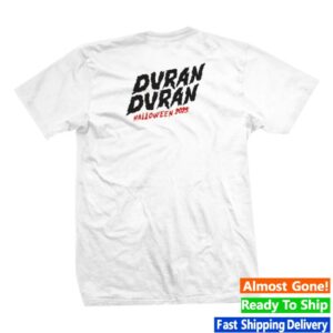 Duran Duran Official Store Merch White Halloween Mouth T Shirt