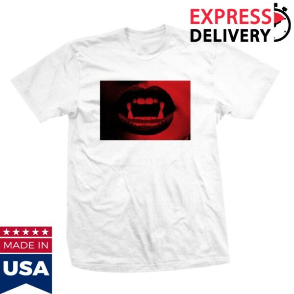 Duran Duran Official Store Merch White Halloween Mouth T Shirt