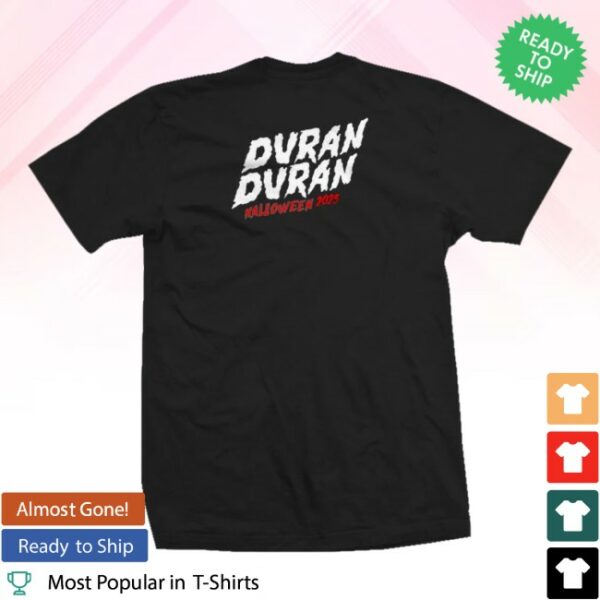 Duran Duran Official Store Merch Black Halloween Mouth T