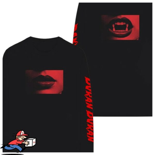 Duran Duran Official Store Merch Black Halloween Longsleeve T