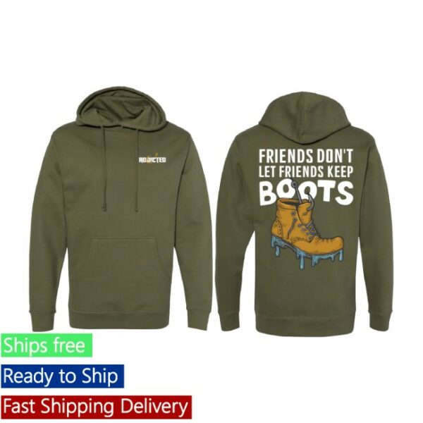 Addicted Fishing Store Merch Friends Don’t Let Friends Hoodie