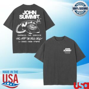 John Summit Store Merch John Summit Express Tax Services Tee