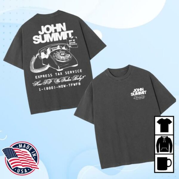 John Summit Store Merch John Summit Express Tax Services Tee