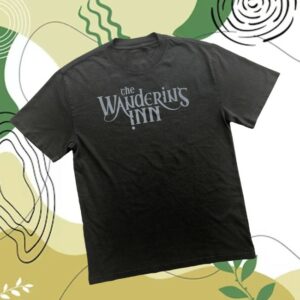 The Wandering Inn Store Merch Faded Logo Drop Shoulder Tee