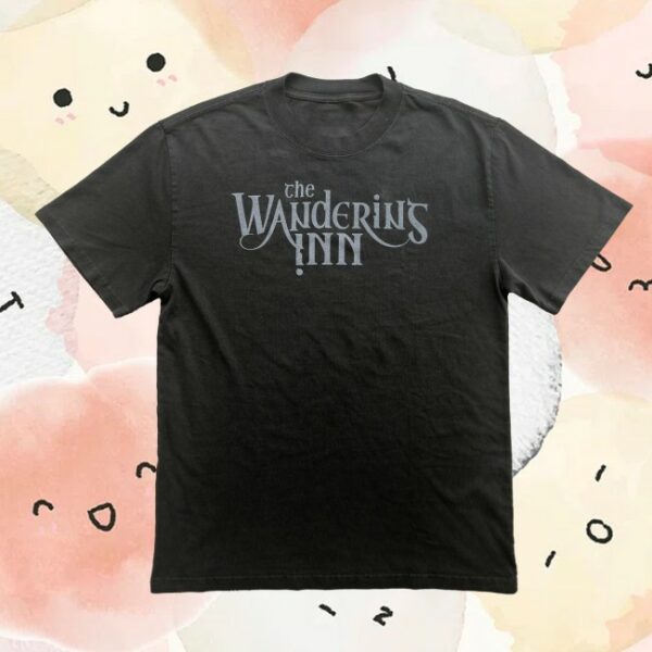 The Wandering Inn Store Merch Faded Logo Drop Shoulder Tee