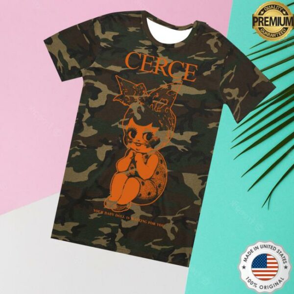 Speakeasy Print Shop Babydoll Tee Camo