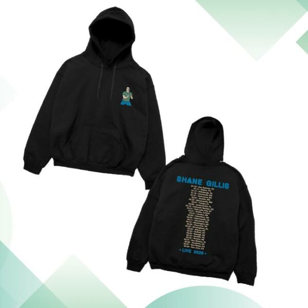 Shanemgillis Shop Merch 2025 Tour Hoodie