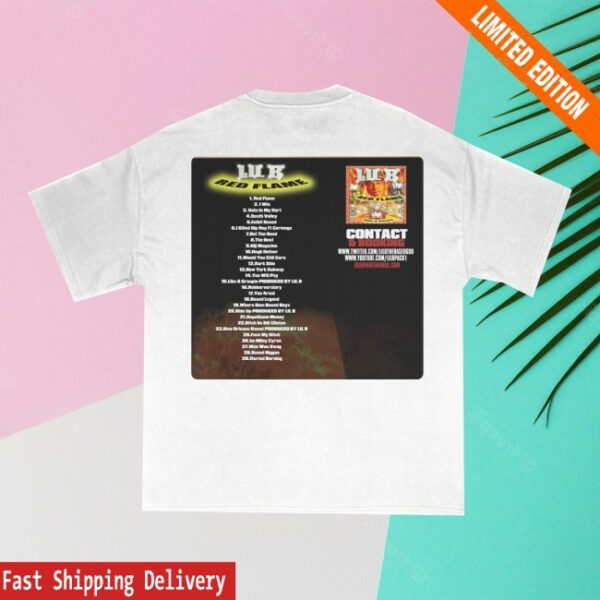 Basedworld Store Merch Lil B Red Flame T-Shirt