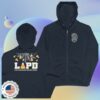 kenny the lapd store merch lapd candy corn logo zip up hoodie dj