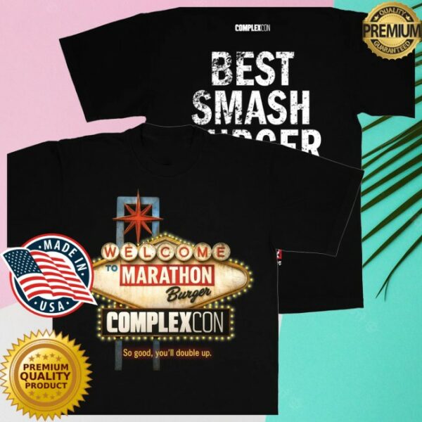 The Marathon Clothing Store Merch Marathon Burger X Complexcon Las Vegas T-Shirt