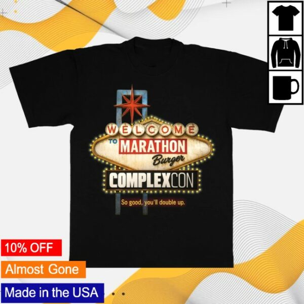 The Marathon Clothing Store Merch Marathon Burger X Complexcon Las Vegas T-Shirt