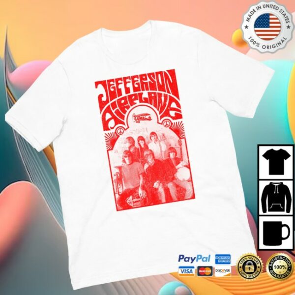 Jefferson Airplane Store Merch Jefferson Airplane Band Photo Tee