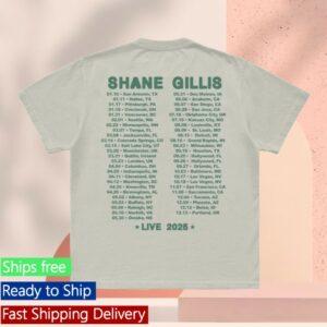 Shane Gillis Official Store 2025 World Tour T-Shirt