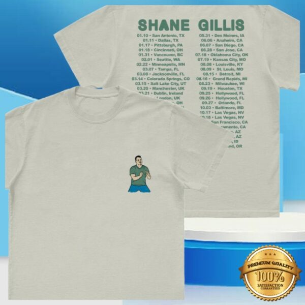 Shane Gillis Official Store 2025 World Tour T-Shirt
