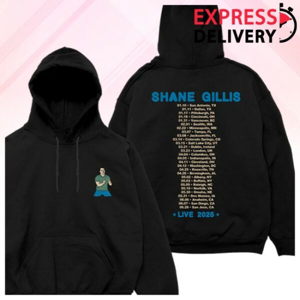 Shane Gillis Official Store 2025 Tour Hoodie