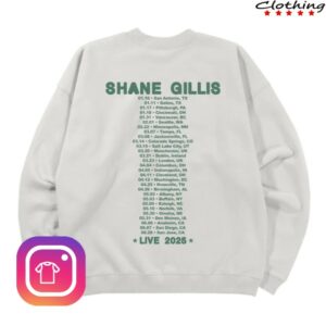 Shane Gillis Official Store 2025 Tour Crewneck