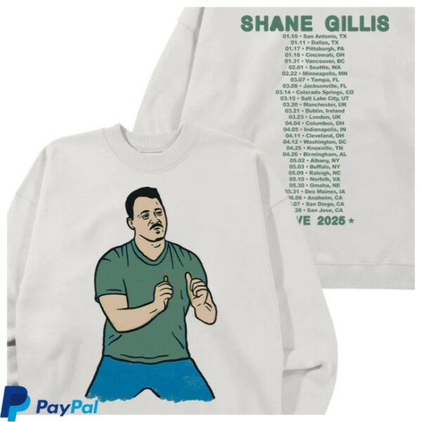 Shane Gillis Official Store 2025 Tour Crewneck