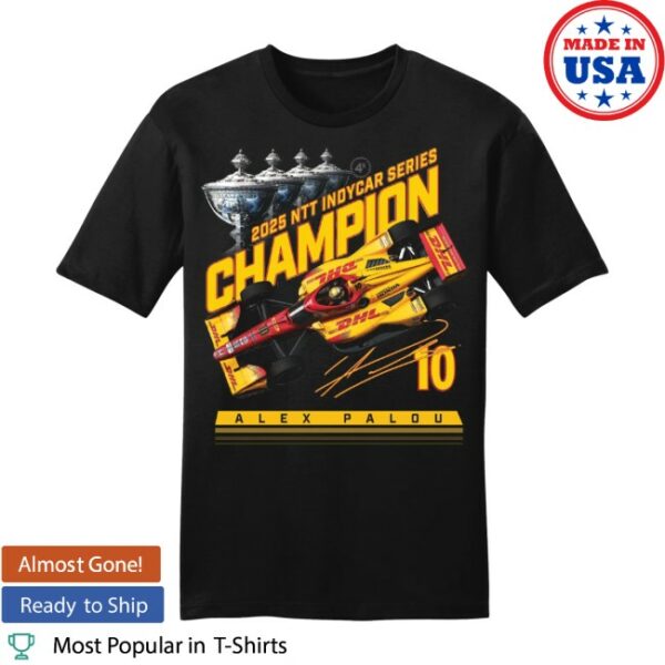 Indycar Store Merch 2025 Ntt Indycar Series Champion T-Shirt