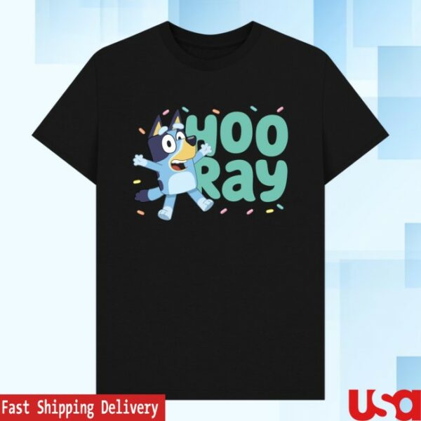 Bluey Teemill Store Merch Hooray Adults T-Shirt