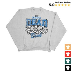 Grateful Dead Merch Store Bear Football Crewneck