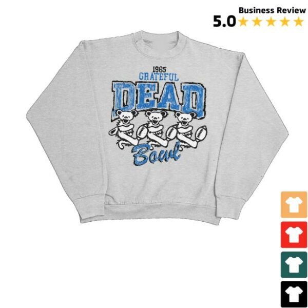 Grateful Dead Merch Store Bear Football Crewneck