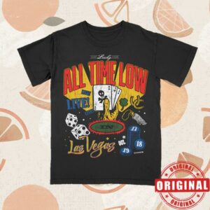 All Time Low Store Merch I Got Lucky And Saw Atl Live In Vegas Shirt