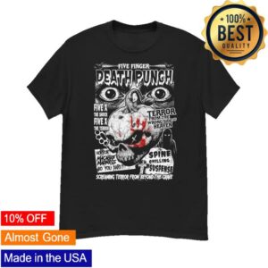 Five Finger Death Punch Merch Store Five X The Terror Tee
