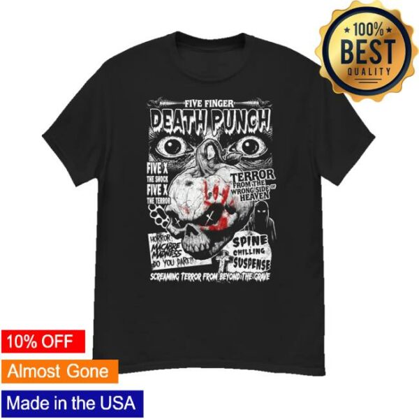 Five Finger Death Punch Merch Store Five X The Terror Tee