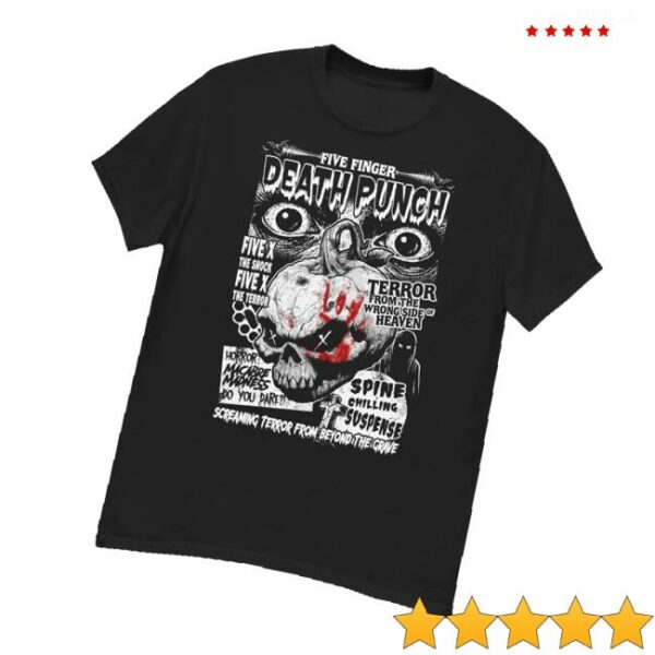Five Finger Death Punch Merch Store Five X The Terror Tee