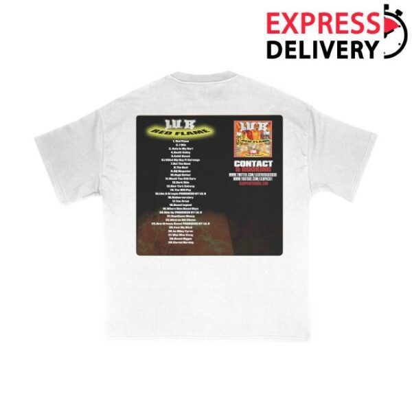 Basedworld Merch Store Lil B Red Flame T-Shirt