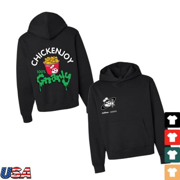 Complex Merch Store Jollibee X Katseye Chickenjoy 100% Gnarly Hoodie