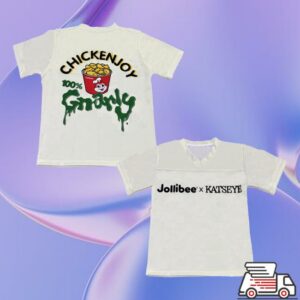 Complex Merch Store Jollibee X Katseye Chickenjoy 100% Gnarly Jersey Cream Shirt