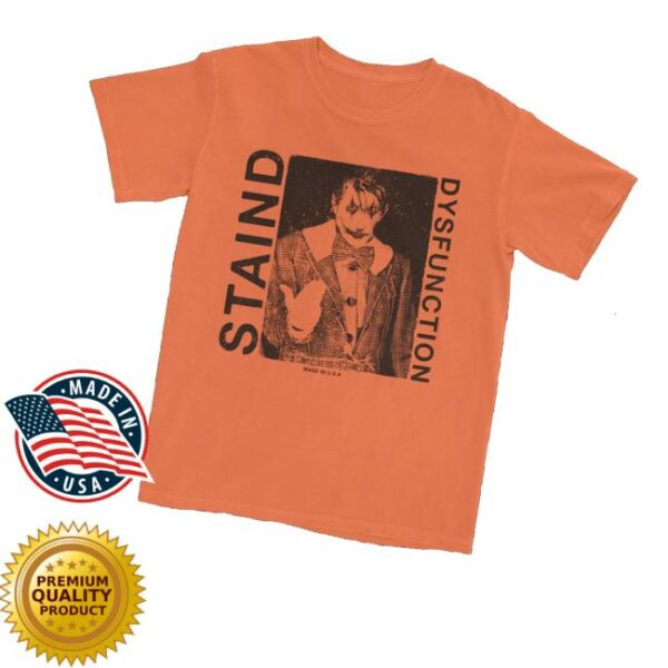 Staind Official Shop Merch Orange Dysfunction Tee