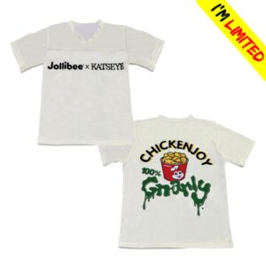 Jollibeefoods Merch Store Jollibee X Katseye Chickenjoy 100% Gnarly Jersey Cream Shirt